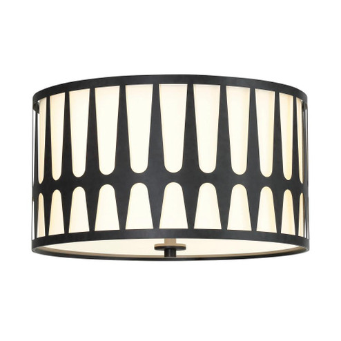 Royston 18'' Black Flush Mount (205|ROY-800-BK)