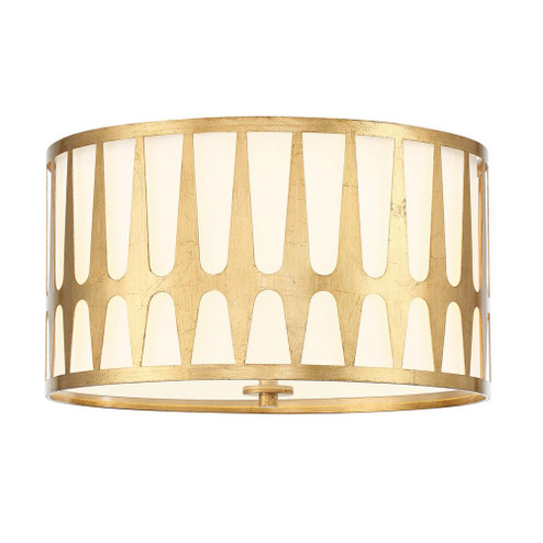 Royston 18'' Antique Gold Flush Mount (205|ROY-800-GA)