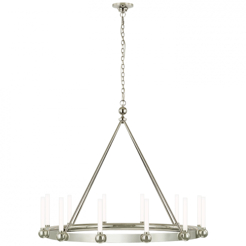 Jeffery XL Ring Chandelier (279|TOB 5776PN-WG)