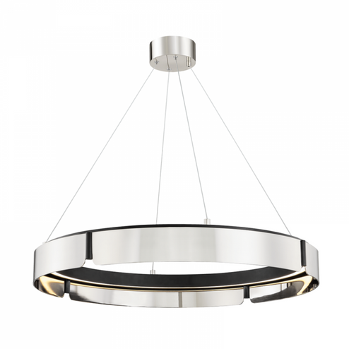 MEDIUM LED CHANDELIER (57|2933-BN/BK)