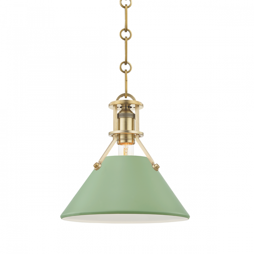 Painted No.2 Pendant (57|MDS351-AGB/LFG)
