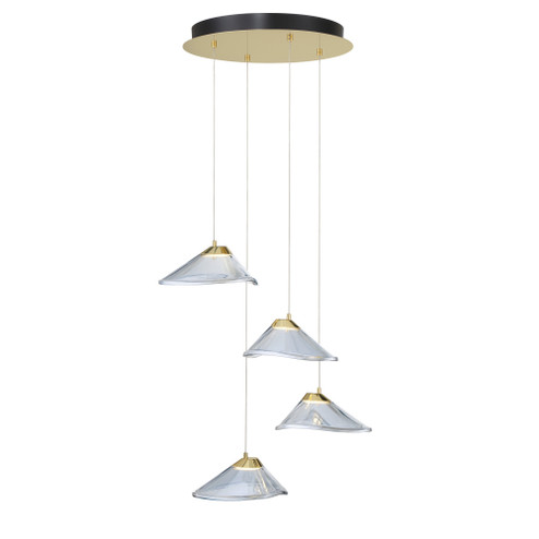 Sneer - 4 Light LED Pendant (77|P5403-718-L)
