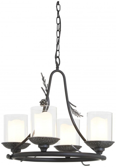 Ponderosa Ridge - 4 Light Outdoor Chandelier (10|2754-694)
