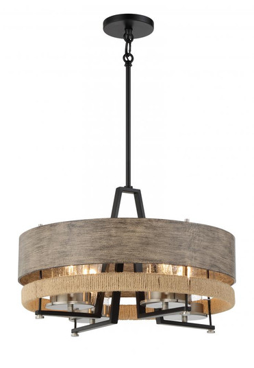 Silver Creek - 4 Light Outdoor Pendant Convertible to Semi Flush (10|2764-733)