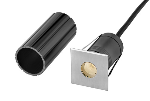 Large Stainless Steel LED Square Button Light (87|15085SS)