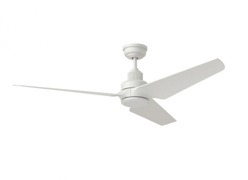 Ruhlmann Smart 52'' Dimmable Indoor/Outdoor Integrated LED Matte White Ceiling Fan (6|3RULSM52RZWD)