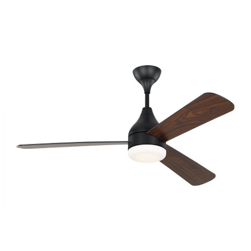 Streaming Smart 52'' Dimmable Indoor/Outdoor Integrated LED Black Ceiling Fan (6|3STMSM52MBKD)