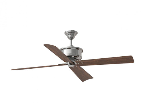 Subway 56'' Indoor/Outdoor Polished Nickel Ceiling Fan with Handheld Remote Control (6|4SBWR56PN)