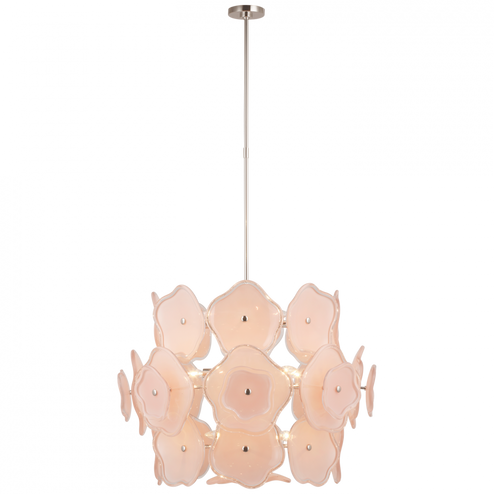 Leighton Large Barrel Chandelier (279|KS 5067PN-BLS)