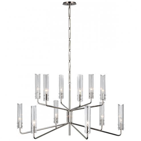 Casoria Large Two-Tier Chandelier (279|ARN 5484PN-CG)