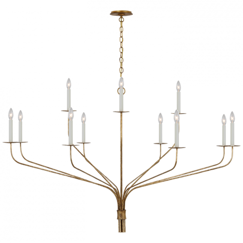 Belfair Grande Two-Tier Chandelier (279|IKF 5753GI) Belfair Grande Two-Tier Chandelier (279|IKF 5753GI)