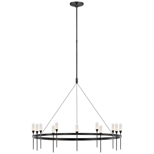 Overture XL Ring Chandelier (279|PB 5031BZ-CG)