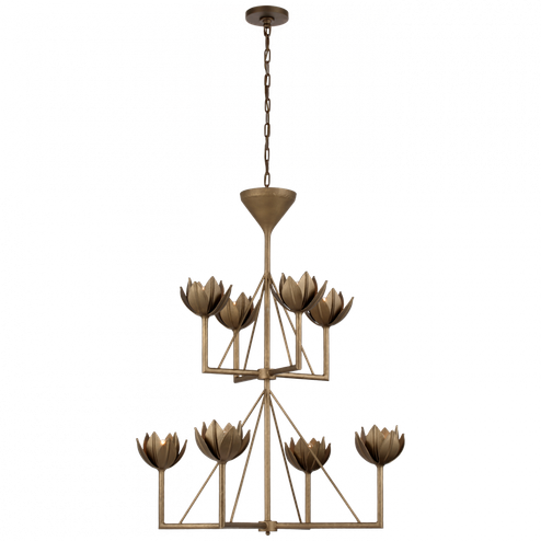 Alberto Medium Two Tier Chandelier (279|JN 5005ABL)