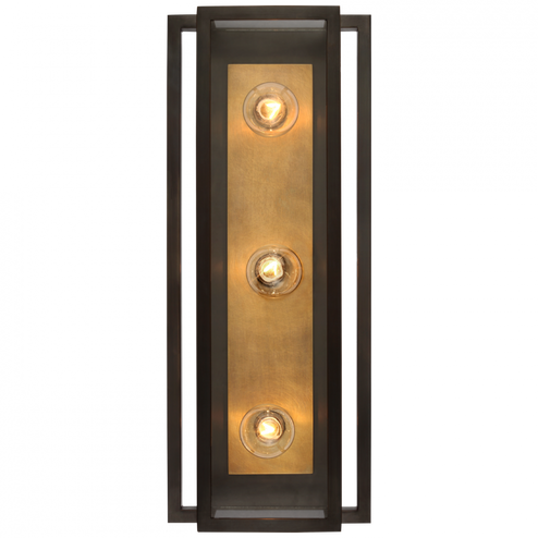 Halle 18'' Vanity Light (279|S 2202BZ/HAB-CG)