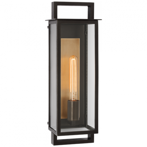 Halle Medium Narrow Wall Lantern (279|S 2196AI-CG)