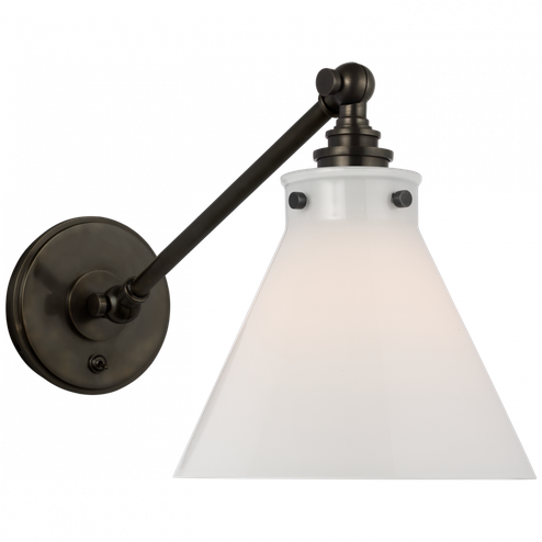 Parkington Single Library Wall Light (279|CHD 2525BZ-WG)
