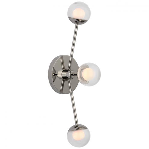 Alloway 19'' Triple Linear Sconce (279|KS 2230PN-CG)