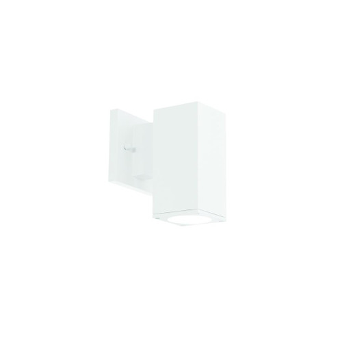 CUBIX 8IN W2202 WALL SCONCE 3000K WT (1357|WS-W220208-30-WT)