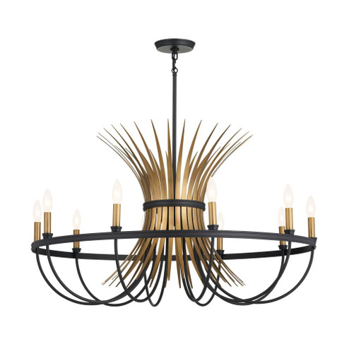 Chandelier 10Lt (2|52459BK)