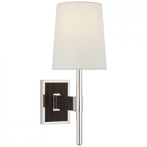 Elle Small Single Sconce (279|SK 2555PN/BRT-L)