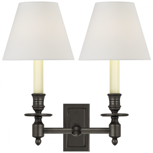French Double Library Sconce (279|S 2212BZ-L2)
