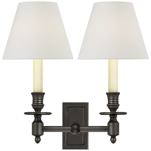 French Double Library Sconce (279|S 2212BZ-L2)