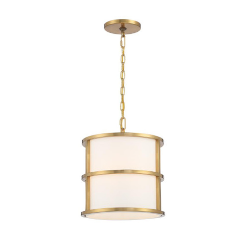Brian Patrick Flynn for Crystorama Hulton 3 Light Luxe Gold Mini Chandelier (205|9593-LG)