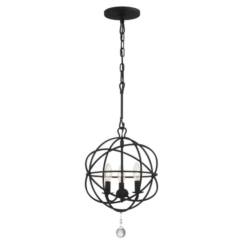 Solaris 12.5'' Black Chandelier (205|9225-BK)