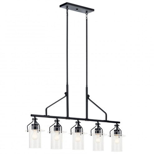 Linear Chandelier 5Lt (2|52379BK)