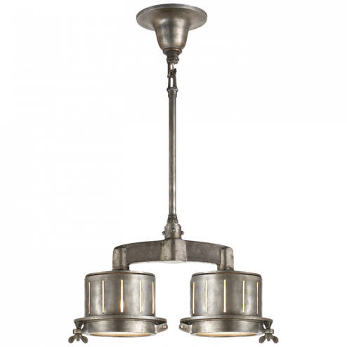 Knockout Double Bar Light (279|TOB 5341WAL-WG)