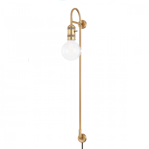Dean Plug-in Sconce (52|PTL8136-PBR)