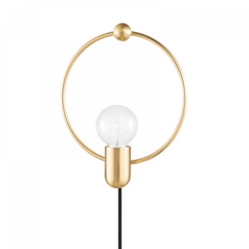 Darcy Plug-In Sconce (6939|HL638201-AGB)