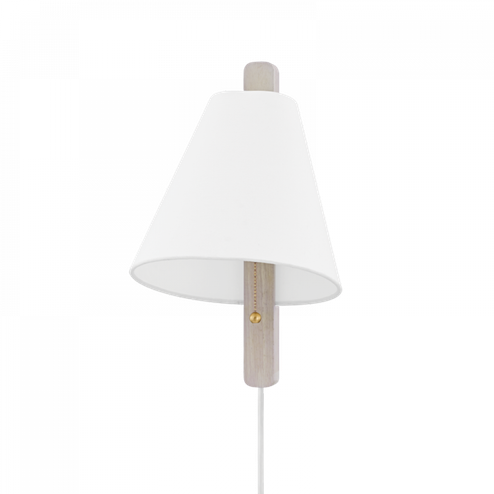 Ellen Plug-In Sconce (6939|HL636201-AGB/WWA)