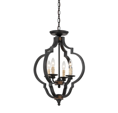 Kelsey 4-Light Covertible Semi-Flush or Pendant in Durango (128|6-8905-4-41)