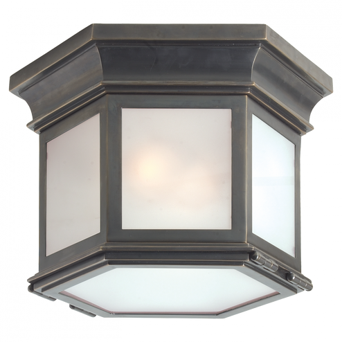 Club Small Hexagonal Flush Mount (279|CHC 4125BZ-FG)