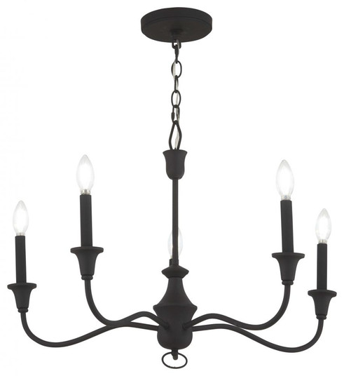 Halifax County - 5 Light, Chandelier Fixture in Metal (10|6255-076) Halifax County - 5 Light, Chandelier Fixture in Metal (10|6255-076)