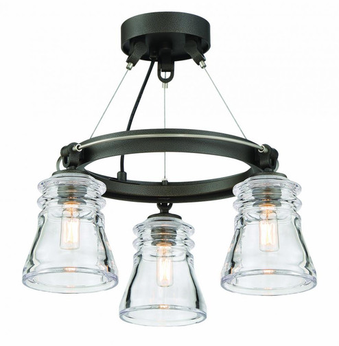 Graham Avenue - 3 Light Semi Flush (10|2735-709)