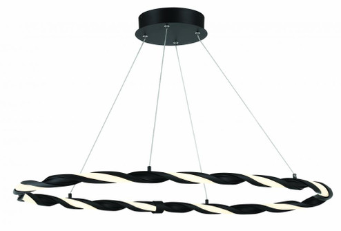 Convolution 36.75'' LED Pendant in Coal Finish (77|P5482-66A-L)