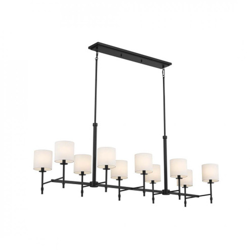 Linear Chandelier 10Lt (2|52503BK)