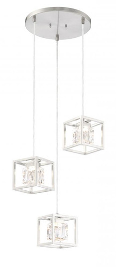 3 Light LED Pan Pendant (77|P1863-084-L)