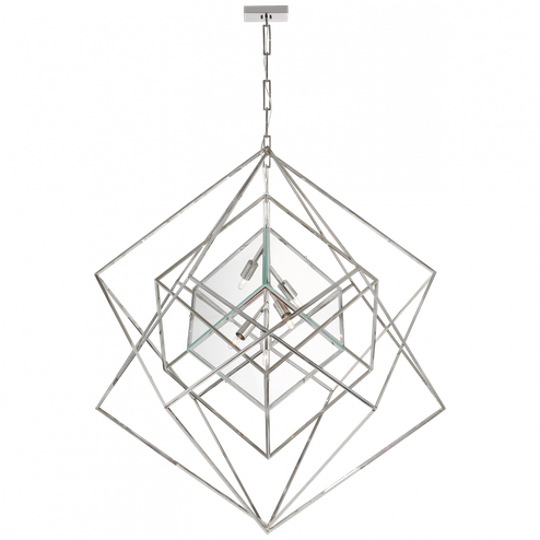 Cubist Large Chandelier (279|KW 5022PN-CG)