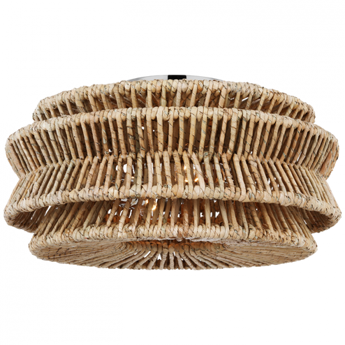 Antigua Large Drum Semi-Flush Mount (279|CHC 4015PN/NAB) Antigua Large Drum Semi-Flush Mount (279|CHC 4015PN/NAB)