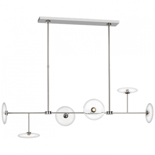 Calvino Large Linear Chandelier (279|S 5695PN-CG)