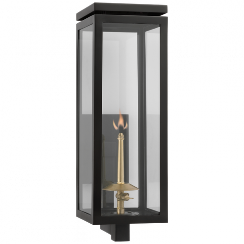 Fresno Medium Bracketed Gas Wall Lantern (279|CHO 2560BLK-CG)