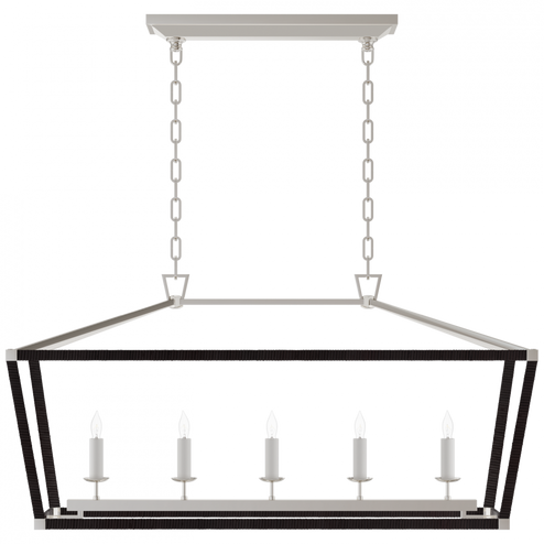 Darlana Medium Rattan Wrapped Linear Lantern (279|CHC 5765PN/BRT)