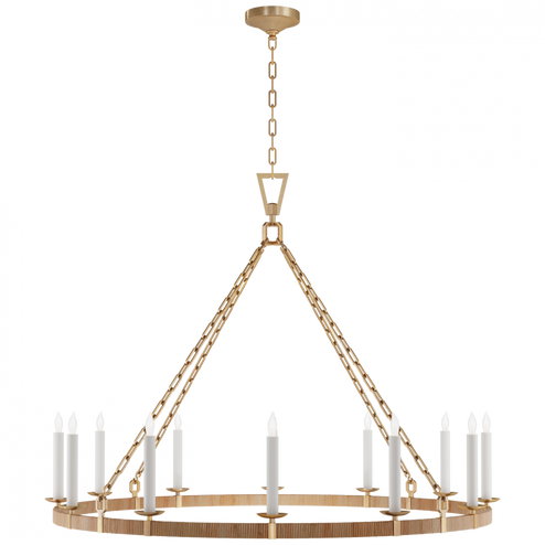 Darlana XL Wrapped Ring Chandelier (279|CHC 5874AB/NRT)