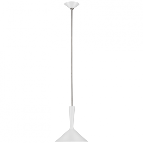 Rosetta Medium Pendant (279|ARN 5540WHT/PN) Rosetta Medium Pendant (279|ARN 5540WHT/PN)