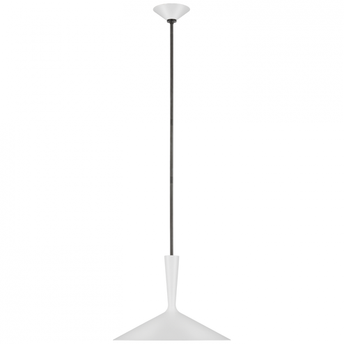 Rosetta Large Pendant (279|ARN 5541WHT/BZ)