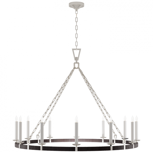 Darlana XL Wrapped Ring Chandelier (279|CHC 5874PN/BRT)