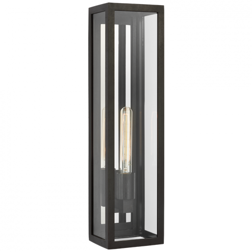 Fresno Large Tall 3/4 Wall Lantern (279|CHO 2942AI-CG) Fresno Large Tall 3/4 Wall Lantern (279|CHO 2942AI-CG)